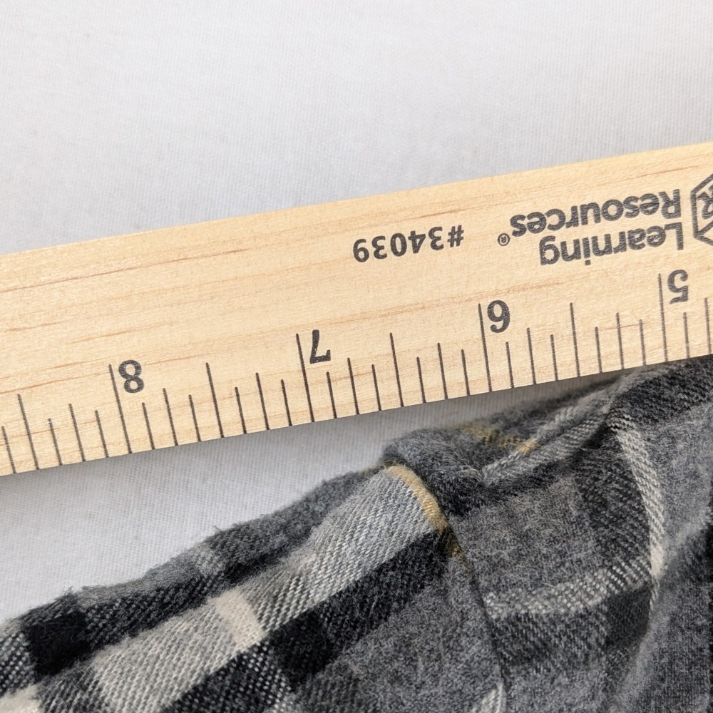 LL Bean Flannel Shirt Mens XL Regular Plaid Button Down Long Sleeve 100% Cotton - Picture 9 of 10